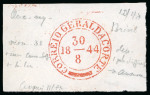 Stamp of Brazil Brazil - 1843 "Bull's Eyes" 60r & 90r, the sensational assembly made up of 84 items