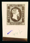 Stamp of Italian States » Sardinia Italian States, Sardinia - 1851-63 First and Fourth Issues, assembly comprising 19 items