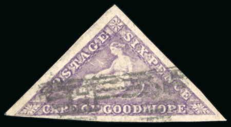 Stamp of South Africa » Cape of Good Hope 6d Bright Mauve  DLR Fine 3 Big Margins   (S.G. £550)