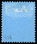 Stamp of Great Britain » 1855-1900 Surface Printed » 1883-84 Lilac & Green Issue 1883-84 3d. colour trial in Purple on Blue Paper,