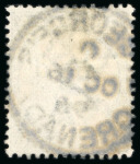 Stamp of Grenada 1892 stamp sized die proof with blank value vignette 