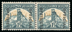 Stamp of South Africa » Union & Republic of South Africa 1944-51 1 1/2d. pair, mint OG, 