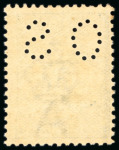 Stamp of Australia » Commonwealth of Australia 1914 2 1/2d Indigo 1st wmk. Perfin Small OS,