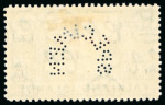 Stamp of Falkland Islands » Dependencies - South Orkney Islands 1944-45 1/2d. to 1/- Set of 8 Perf. "SPECIMEN" fine mint.