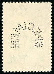 Stamp of Nyasaland 1945 1/2d. to 20/- set of 14, perforated "SPECIMEN"
