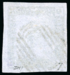Stamp of Mauritius » 1859 Lapirot Issue » Worn Impressions (SG 39) 1859 2d. blue, large margins lightly cancelled by mute