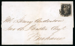 Stamp of Great Britain » 1840 1d Black and 1d Red plates 1a to 11 1841 (Apr. 16) entire letter from the North Durham