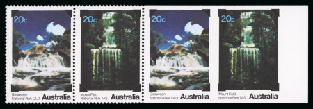 Stamp of Australia » Commonwealth of Australia 1979 National Parks 20c. horizontal strip of four from