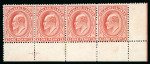 Stamp of Falkland Islands 1907 1d. dull coppery red on thick paper, marginal