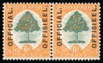 Stamp of South Africa » Union & Republic of South Africa 1926 6d. green and orange Official on Pretoria printing