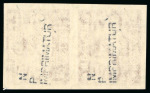 Stamp of Great Britain » King George VI 1937-47 1 1/2d. light brown imperforate pair of imprimaturs,