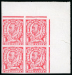 Stamp of Great Britain » King George V » 1911-12 Downey Head Issues 1911-12 1d. scarlet (fluorescent) Downey head, Imperf