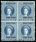 Stamp of Grenada 1881 (Apr.) Surcharges  Watermark Broad-Pointed Star