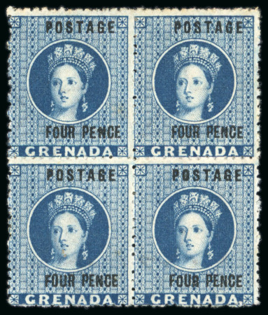 Stamp of Grenada 1881 (Apr.) Surcharges  Watermark Broad-Pointed Star