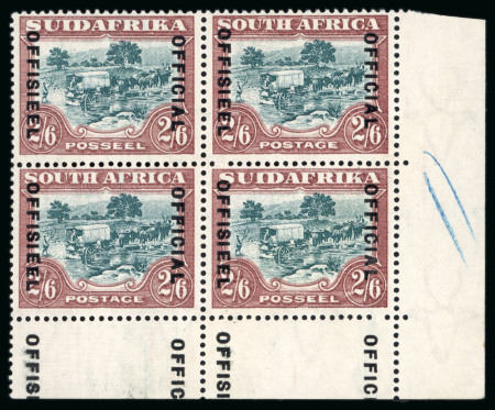 Stamp of South Africa » Union & Republic of South Africa Official. 1930-47 2/6d. green and red-brown roto SUIDAFRIKA
