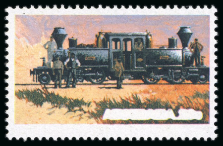 Stamp of Australia » Commonwealth of Australia 1979 Steam Railways 20c with error grey-green omitted mint n.h.