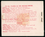 Stamp of Australia » Commonwealth of Australia Booklets: 1913 2s red on pink, complete