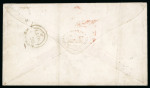 Stamp of Canada 1857 (Sep 21) envelope from Montreal to England with 1852-57 10d blue