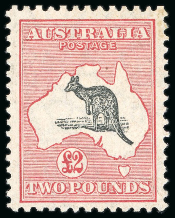 Stamp of Australia » Commonwealth of Australia 1931-36 wmk multi C of A £2 Kangaroo mint l.h.