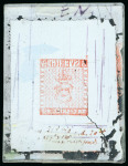 Stamp of Sweden Sweden - 1855 3s including the error of colour, group of eleven items