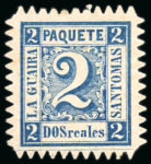 Stamp of Venezuela » St Thomas-La Guaira-Puerto Cabello - Jesurun Issues 1870, An album page study of the "Numeral stamps" St