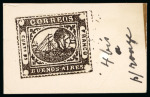 Stamp of Argentina » Buenos Aires Buenos Aires - 1858-59 "Barquitos" Issues, group of 80 items