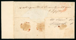 Stamp of Brazil » 1866-83 Dom Pedro » 1877-78 Roulette "White Beard" Issue 1877, 100r green (10) on internal money letter