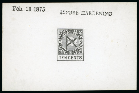 Stamp of Venezuela » RMSP Ship Mail 1875, Royal Mail Steam Packet Company, two plate proofs
