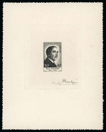 Stamp of France » Émissions à partir de 1900 1954, Série Célébrités Y&T n°989/994, épreuves