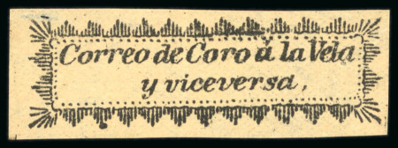 Stamp of Venezuela » Coro-La Vela Issues 1867-1876, Coro-La Vela, private postal service set