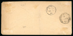 Stamp of Venezuela » Coro-La Vela Issues 1891 (Feb 8), Printed reply envelope sent to Manchester