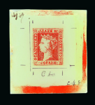 Stamp of Spain Spain - 1850 First Issue, the astonishing assembly made up of 57 items
