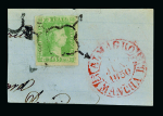 Stamp of Spain Spain - 1850 First Issue, the astonishing assembly made up of 57 items