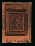 Stamp of Spain Spain - 1851 2 reales & 5 reales, an exceptional assembly of 66 items