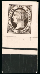 Stamp of Spain Spain - 1851 2 reales & 5 reales, an exceptional assembly of 66 items