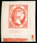 Stamp of Spain Spain - 1851 2 reales & 5 reales, an exceptional assembly of 66 items