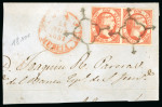 Stamp of Spain Spain - 1851 2 reales & 5 reales, an exceptional assembly of 66 items