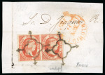 Stamp of Spain Spain - 1851 2 reales & 5 reales, an exceptional assembly of 66 items