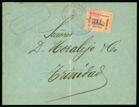 Stamp of Venezuela » 1902-1903 Maritime Blockade » Guayana 1903 (May 5), Envelope from Cuidad Bolivar to Trinidad