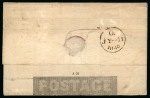 Stamp of Great Britain » 1840 Mulreadys & Caricatures 1840 (Jul 11) 1d. Mulready letter sheet, A23, to Maidstone,