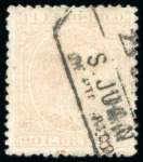 Stamp of Puerto Rico Puerto Rico 1890 "Pelón" Issue, the unique group of
