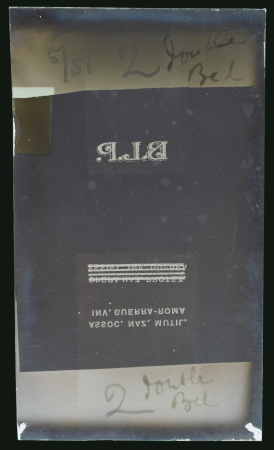 Stamp of Italy Italy - 1922-24 two negative composite glass clichés