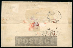 Stamp of Great Britain » 1840 Mulreadys & Caricatures 1840 (Oct 12) 1d. Mulready letter sheet, A7, from Banbridge