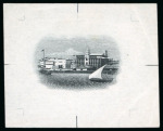 Stamp of Zanzibar » The Zanzibar Post Office (1895-1964) 1908 View of Port set of three proofs for the Rupee