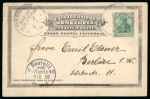 Stamp of Venezuela » 1902-1903 Maritime Blockade 1902 Postcard sent during the German blockade of Venezuela
