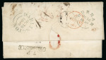 Stamp of Great Britain » 1840 1d Black and 1d Red plates 1a to 11 1840 (Oct 12) printed circular from the Surtees society