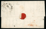 Stamp of Great Britain » 1840 1d Black and 1d Red plates 1a to 11 1841 (Mar 19) entire letter (reduced) from Hitchin