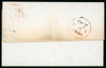 Stamp of Great Britain » 1840 1d Black and 1d Red plates 1a to 11 1840 (Oct 3) entire sent locally in Edinburgh with 1840 1d intense black pl.6 NE