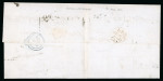 Stamp of Great Britain » 1841 2d Blue 1849 (May 9) entire letter from London to Cardiff,