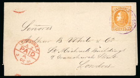 Stamp of Venezuela » 1880 UPU Issue 1881-1883, Selection of four covers franked with the
